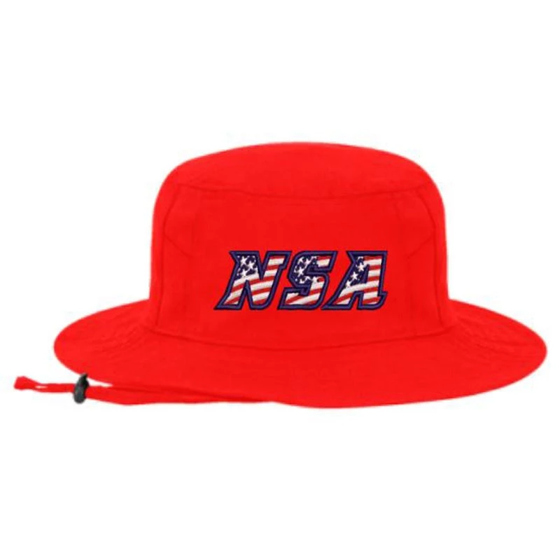 Budget ✔️ Pacific Headwear NSA Flag Series Bucket Hat: 1944B-RED 🌟 3 Budget ✔️ Pacific Headwear NSA Flag Series Bucket Hat: 1944B-RED 🌟