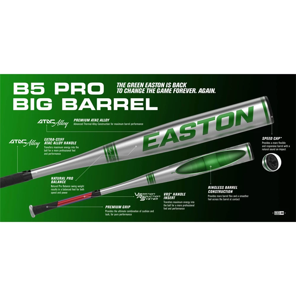 Wholesale ⭐ 2021 Easton B5 Pro Big Barrel -3 BBCOR Baseball Bat: BB21B5 😀 9 Wholesale ⭐ 2021 Easton B5 Pro Big Barrel -3 BBCOR Baseball Bat: BB21B5 😀 - Image 7
