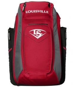 Outlet 😀 Louisville Slugger Prime Stick Pack Backpack: WTL9902 🧨 -BaseBallBat Official Shop 22856c00c780a7b8a3e6adfa33cc855a99df5b75 WTL9902SC Louisville Prime Stickpack Black Scarlet Straight Front