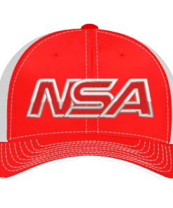 Cheapest ⌛ Pacific Headwear NSA Outline Series Red Snapback Hat: 104-RDWH 🌟