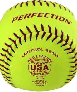 Hot Sale ⭐ Baden USA Perfection 11" 47/375 Leather Fastpitch Softballs: 2A311FLY 😍