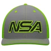 Best deal 👏 Pacific Headwear NSA Outline Series Neon Green Flex Fit Hat: 404M-NGG 🔥