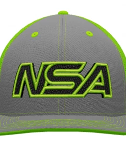 Best deal 👏 Pacific Headwear NSA Outline Series Neon Green Flex Fit Hat: 404M-NGG 🔥