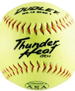 Hot Sale 🎉 Dudley ASA Thunder Heat 12" 40/375 Synthetic Slowpitch Softballs: 4A-244Y 🔥