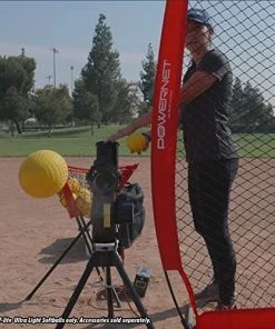 Deals ⭐ PowerNet Launch F-Lite Pitching Machine Fastpitch Softballs: 1194-2 🎁 -BaseBallBat Official Shop 51whsa9qI0L. AC