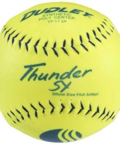 Budget 🤩 Dudley USSSA Thunder SY Classic W 11" 44/400 Synthetic Slowpitch Softballs: 4U-542Y 🧨