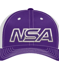 Best Pirce โ Pacific Headwear NSA Outline Series Purple Flex Fit Hat: 404M-PUWH ๐