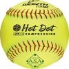 Deals ⌛ Worth ASA Hot Dot 12" 52/300 Synthetic Slowpitch Softballs: AHD12SY 🎁 -BaseBallBat Official Shop AHD12SY