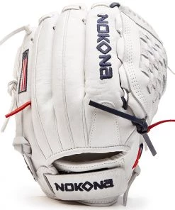 Best Pirce ✔️ Nokona American KIP 12.5" Fastpitch Glove: A-V1250-WH 👍