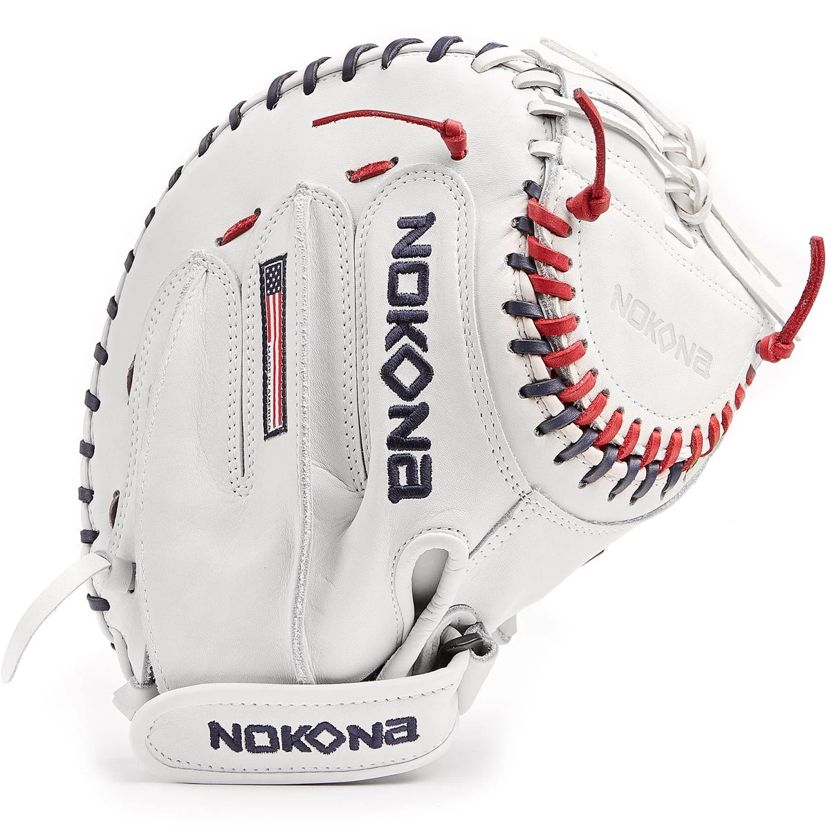 New 🔥 Nokona American KIP 32.5" Fastpitch Catcher's Mitt: A-V3250-WH ✨ 3 New 🔥 Nokona American KIP 32.5" Fastpitch Catcher's Mitt: A-V3250-WH ✨