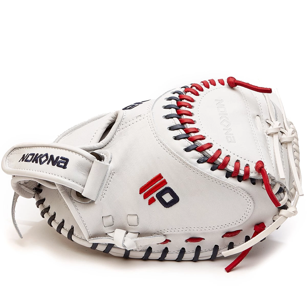 New 🔥 Nokona American KIP 32.5" Fastpitch Catcher's Mitt: A-V3250-WH ✨ 5 New 🔥 Nokona American KIP 32.5" Fastpitch Catcher's Mitt: A-V3250-WH ✨ - Image 3