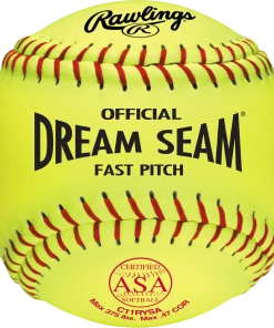 Cheap 🧨 Rawlings USA Dream Seam 11" 47/375 Synthetic Fastpitch Softballs: C11RYSA ✔️
