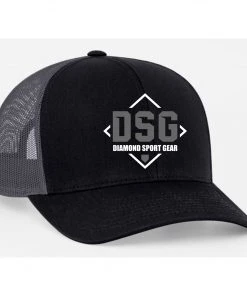 Top 10 👏 Pacific Headwear Diamond Sport Gear Black / Graphite Snapback Hat: 104C-BKGR ❤️