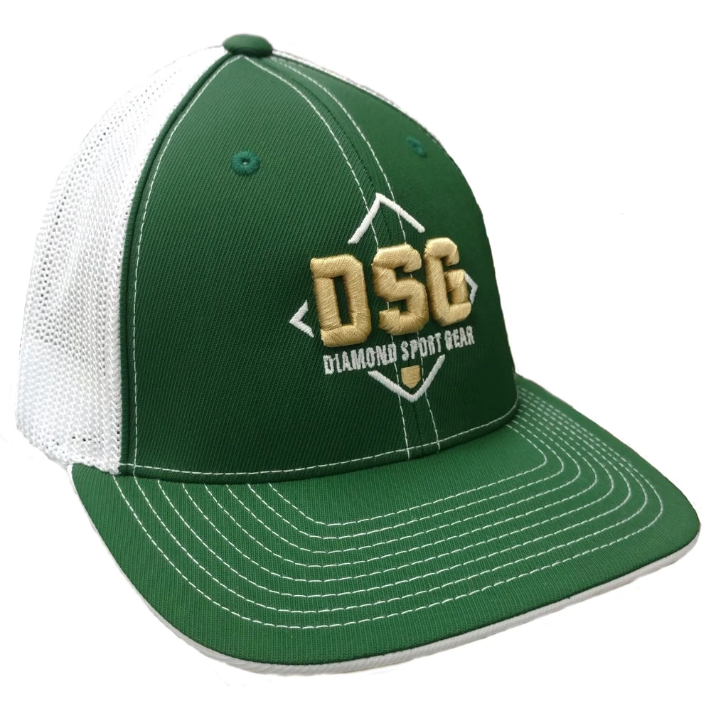 Best deal 👏 Pacific Headwear Diamond Sport Gear White / Dark Green Flex Fit Hat: 404M-WDG 💯 4 Best deal 👏 Pacific Headwear Diamond Sport Gear White / Dark Green Flex Fit Hat: 404M-WDG 💯 - Image 2