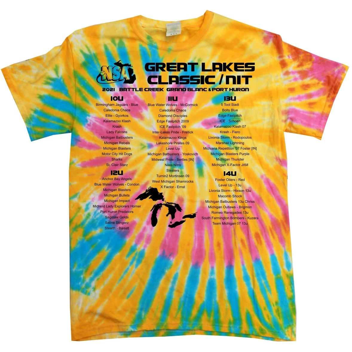 Best deal ✔️ DSG Apparel 2021 NSA Great Lakes Classic / NIT Fastpitch Tournament T-Shirt 😍 4 Best deal ✔️ DSG Apparel 2021 NSA Great Lakes Classic / NIT Fastpitch Tournament T-Shirt 😍 - Image 2