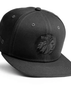 Outlet 🎉 Nokona Indian Head Snapback Hat: HT-GRAPHITEHAT 😀