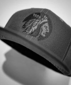 Outlet 🎉 Nokona Indian Head Snapback Hat: HT-GRAPHITEHAT 😀 -BaseBallBat Official Shop Gray Indian Head 2 800x800 1