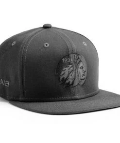 Outlet 🎉 Nokona Indian Head Snapback Hat: HT-GRAPHITEHAT 😀 -BaseBallBat Official Shop Gray Indian Head 4 800x800 1