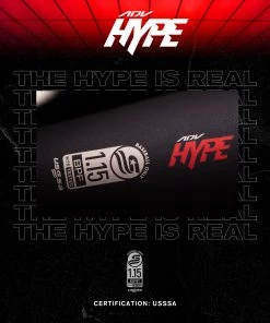 Best Sale 🔥 2022 Easton ADV Hype -10 (2 3/4") USSSA Baseball Bat: SL22HYP10 👏 -BaseBallBat Official Shop Hype TechGraphics USSSA 2