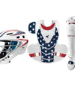 Best Sale 🌟 Easton Jen Schro The Very Best Stars & Stripes Fastpitch Catcher's Set: A165448 / A165449 💯