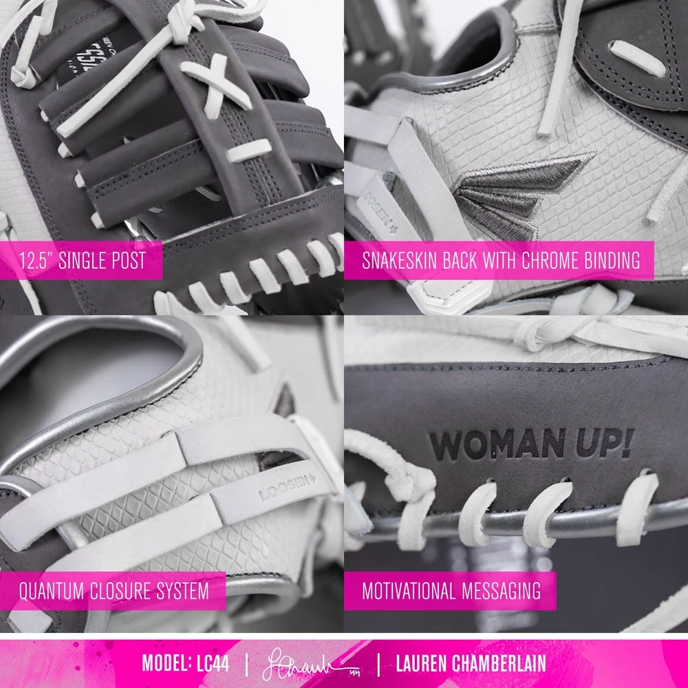 Flash Sale ❤️ Easton Lauren Chamberlain Professional Collection Signature Series 12.5" Fastpitch First Base Mitt: LC44 ⭐ 5 Flash Sale ❤️ Easton Lauren Chamberlain Professional Collection Signature Series 12.5" Fastpitch First Base Mitt: LC44 ⭐ - Image 3