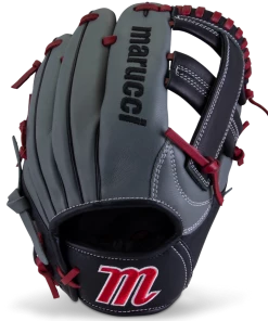 Hot Sale ⌛ Marucci Caddo S Type 11" Baseball Glove: MFGCADD1100-GY/R 🔥