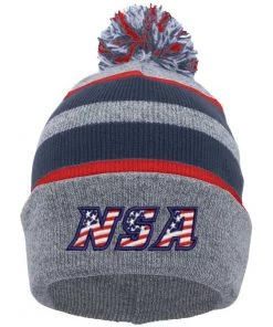 Wholesale 😍 Pacific Headwear NSA Flag Series Beanie: 641K-HENVRD 😍