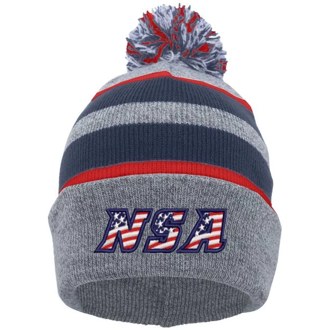 Wholesale 😍 Pacific Headwear NSA Flag Series Beanie: 641K-HENVRD 😍 3 Wholesale 😍 Pacific Headwear NSA Flag Series Beanie: 641K-HENVRD 😍