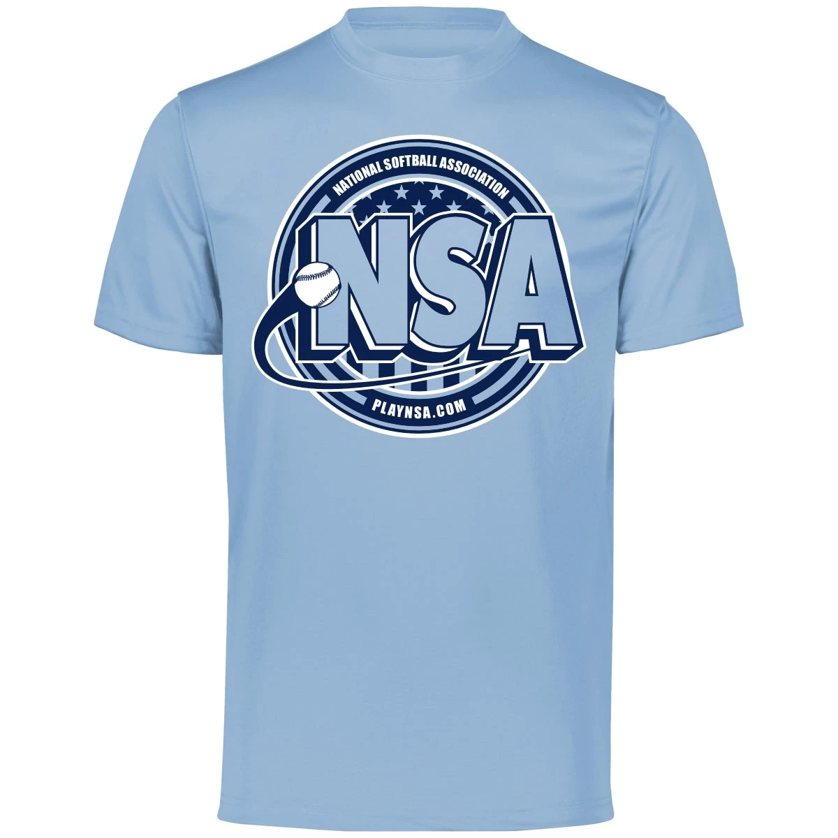 Best deal 🔥 DSG Apparel National Softball Association NSA Dry Fit Light Blue Short Sleeve Shirt 🛒 2 Best deal 🔥 DSG Apparel National Softball Association NSA Dry Fit Light Blue Short Sleeve Shirt 🛒