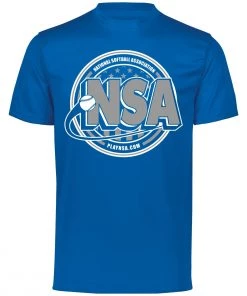 Best reviews of ⌛ DSG Apparel National Softball Association NSA Dry Fit Royal Short Sleeve Shirt ✔️