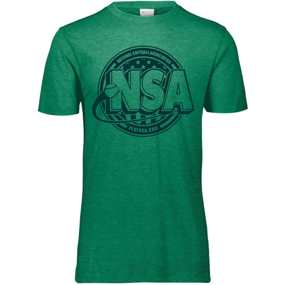 Best Sale ❤️ DSG Apparel National Softball Association NSA Tone Tri Blend Short Sleeve Shirt 🔔 4 Best Sale ❤️ DSG Apparel National Softball Association NSA Tone Tri Blend Short Sleeve Shirt 🔔 - Image 2