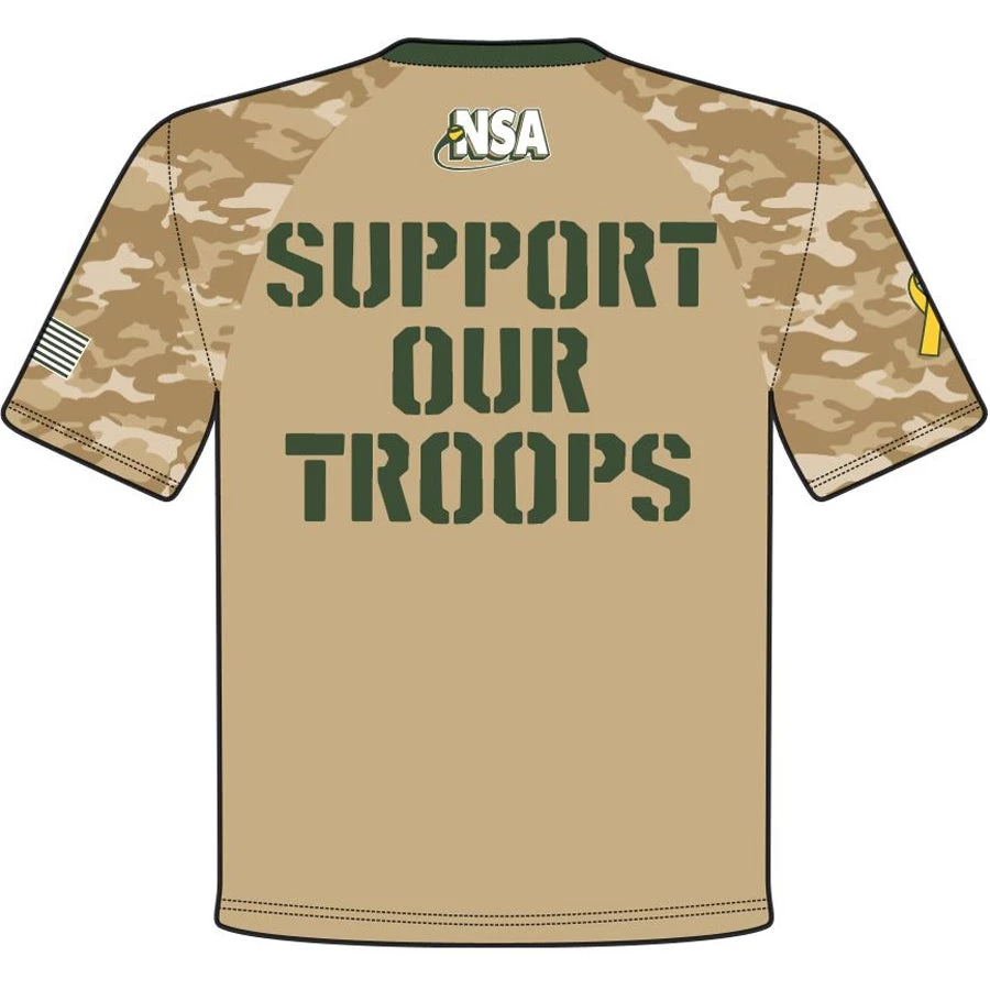 Top 10 ❤️ DSG Apparel National Softball Association NSA Support Our Troops Sublimated Short Sleeve Shirt ❤️ 4 Top 10 ❤️ DSG Apparel National Softball Association NSA Support Our Troops Sublimated Short Sleeve Shirt ❤️ - Image 2