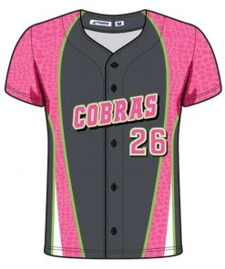 New 🎁 Champro Sports Champro Custom Sublimated Full Button Juice Uniforms: JUICE FULL ❤️ -BaseBallBat Official Shop SJ SBJ4S2