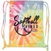 Deals 👏 DSG Apparel National Softball Association NSA Softball Vibes Tie Dye Drawstring Bag ✔️ -BaseBallBat Official Shop SOFTBALLVIBESTDBAGCURVESeternity
