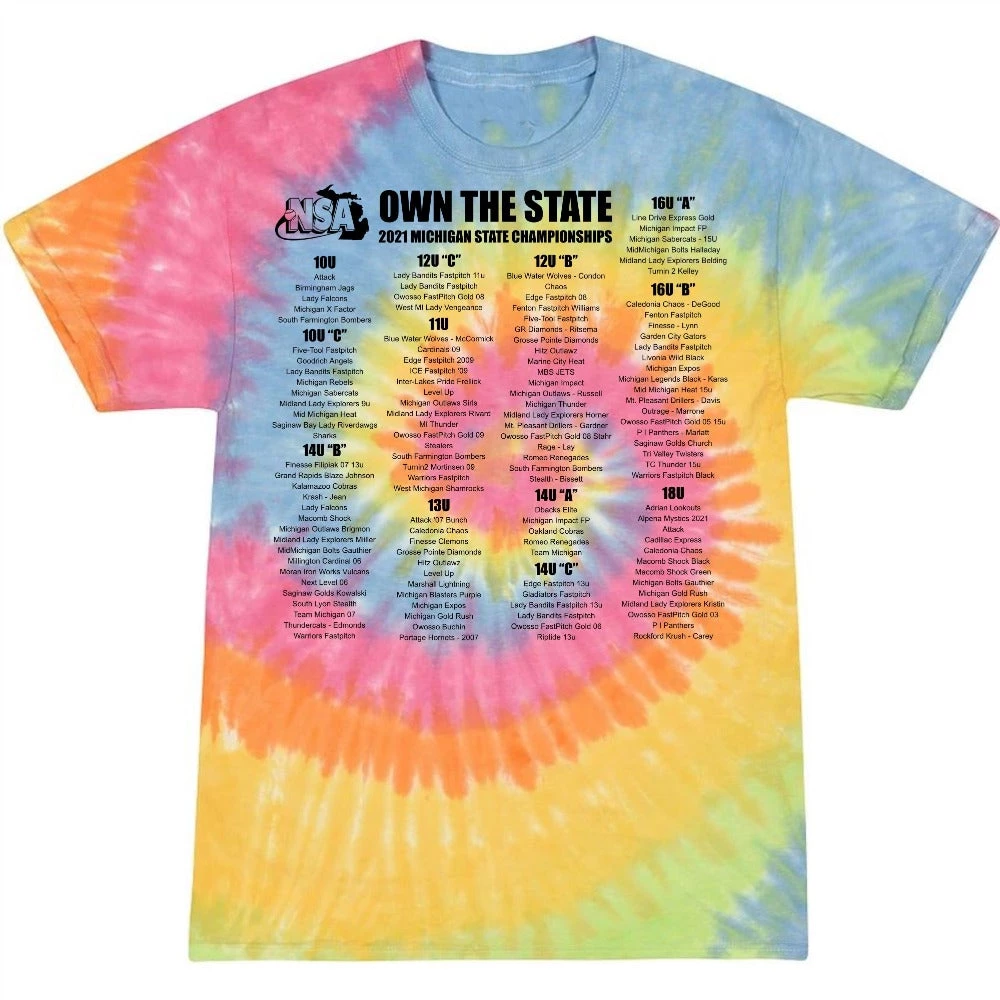 Cheapest 💯 DSG Apparel 2021 NSA Michigan State Championships Fastpitch Tournament T-Shirt 🔥 4 Cheapest 💯 DSG Apparel 2021 NSA Michigan State Championships Fastpitch Tournament T-Shirt 🔥 - Image 3