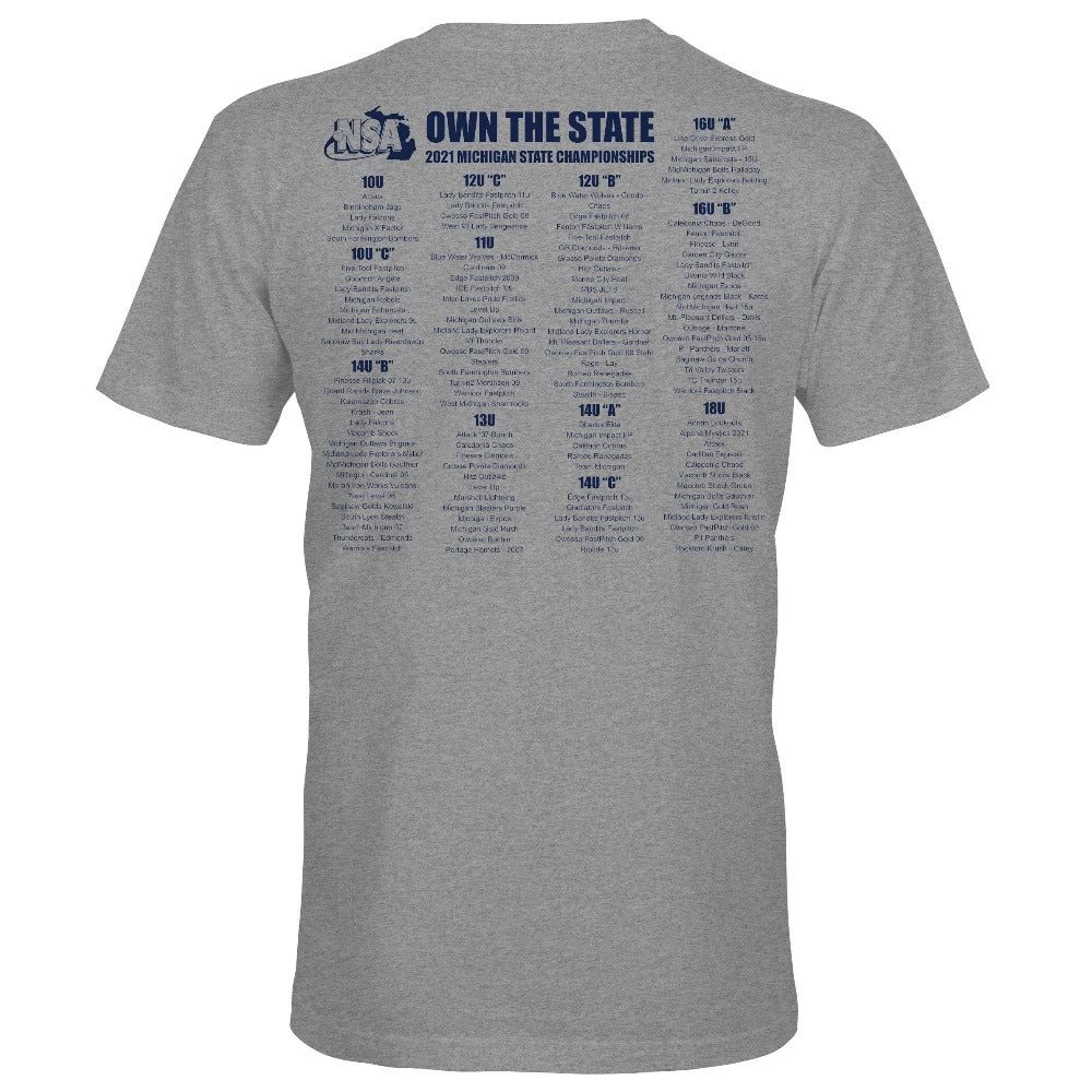 Cheapest 💯 DSG Apparel 2021 NSA Michigan State Championships Fastpitch Tournament T-Shirt 🔥 5 Cheapest 💯 DSG Apparel 2021 NSA Michigan State Championships Fastpitch Tournament T-Shirt 🔥 - Image 4