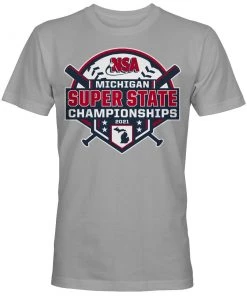 Deals 🎁 DSG Apparel 2021 NSA Michigan Super State Slowpitch Tournament T-Shirt ✔️