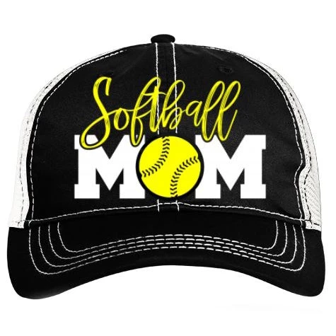 Wholesale 😀 Pacific Headwear Softball Mom Vintage Trucker Snapback Hat: V67BW 😍 3 Wholesale 😀 Pacific Headwear Softball Mom Vintage Trucker Snapback Hat: V67BW 😍
