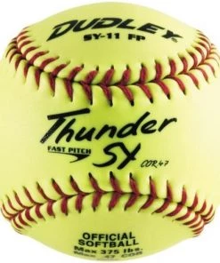 Buy 😍 Dudley Non Association Thunder SY 11" 47/375 Synthetic Fastpitch Softballs: 43-712Y 💯