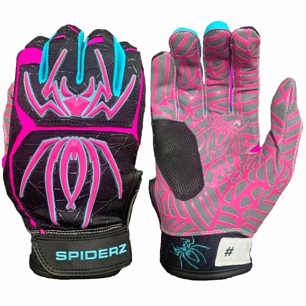 Cheap 😍 Spiderz HYBRID Adult Batting Gloves: HYB ✨ 3 Cheap 😍 Spiderz HYBRID Adult Batting Gloves: HYB ✨