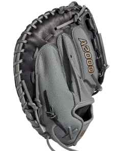 Hot Sale ⭐ Wilson A2000 FPCM 34" SuperSkin Fastpitch Catcher's Mitt: WBW10021834 👏 -BaseBallBat Official Shop WBW100218 3 A2000 C FPCM 34 GraySS Black