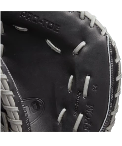 Hot Sale ⭐ Wilson A2000 FPCM 34" SuperSkin Fastpitch Catcher's Mitt: WBW10021834 👏 -BaseBallBat Official Shop WBW100218 6 A2000 C FPCM 34 GraySS Black