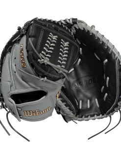 Hot Sale ⭐ Wilson A2000 FPCM 34" SuperSkin Fastpitch Catcher's Mitt: WBW10021834 👏 -BaseBallBat Official Shop WBW100218 8 A2000 C FPCM 34 GraySS Black