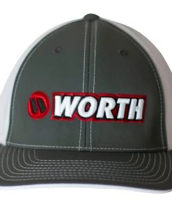 Best Sale 🛒 Worth 404M Mesh Trucker Flex Fit Hat: WTHTRK-CWW 🎉