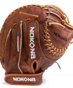 Hot Sale 🎉 Nokona Walnut 32.5" Fastpitch Catcher's Mitt: W-V3250 🎁