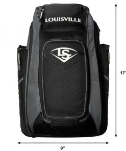 Outlet 😀 Louisville Slugger Prime Stick Pack Backpack: WTL9902 🧨 -BaseBallBat Official Shop a1772e6d1edfb870f26ca5348b1a4fb4db1bb48c WTL9902BL Louisville Prime Stickpack Black Charcoal Straight Front