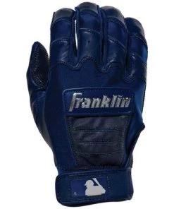 Deals 💯 Franklin CFX Pro Full Color Chrome Adult Batting Gloves: 205 💯 -BaseBallBat Official Shop cfx pro full color chrome navy 20592f front