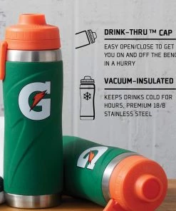 Coupon ❤️ Gatorade 26 oz Stainless Steel Water Bottle: 43669 🎁 -BaseBallBat Official Shop gatorade steel 4