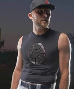 Deals ❤️ G-Form Chest Protector Sternum Shirt: SN010201 / YSN010201 👍 -BaseBallBat Official Shop heart guard shirts black red worn 1