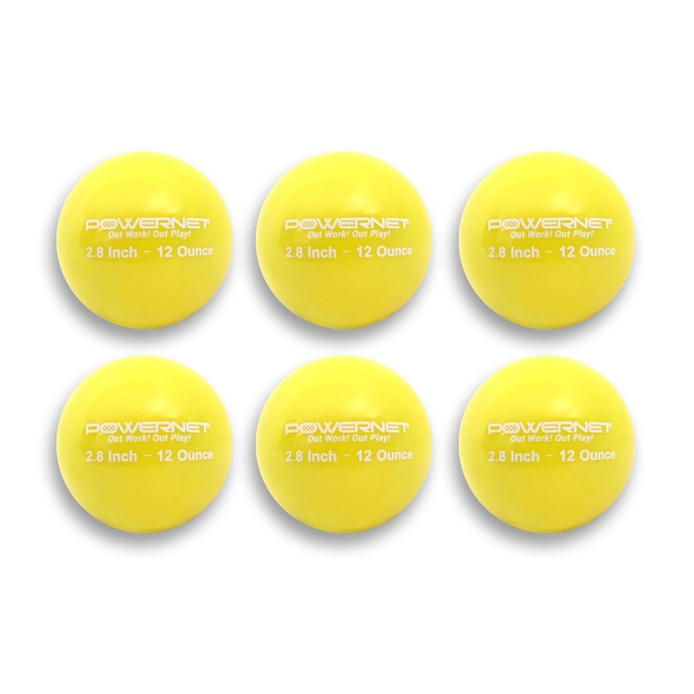 Discount ⌛ PowerNet 2.8" Weighted Hitting and Batting Training Ball (6 Pack): 1004 👏 3 Discount ⌛ PowerNet 2.8" Weighted Hitting and Batting Training Ball (6 Pack): 1004 👏